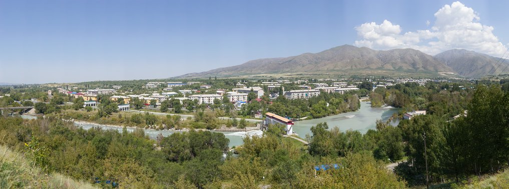 Вид на ГЭС. Панорама ~1,5 Гигапиксел.