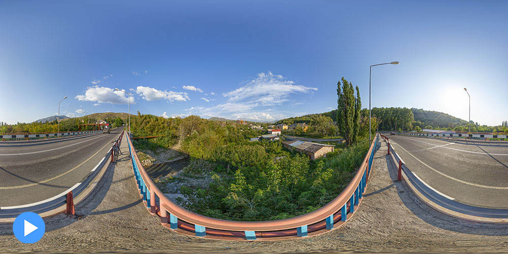 Мост через Текелинку на кервом Кордоне.