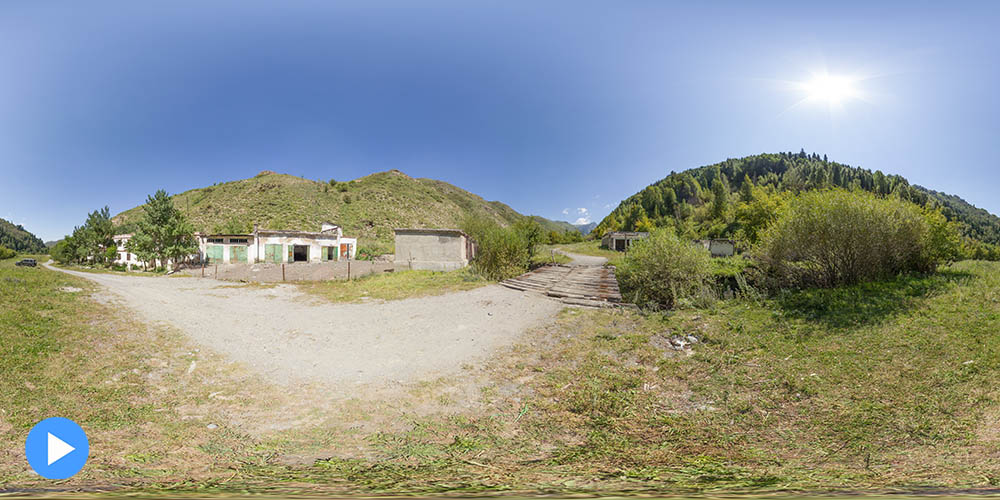 Рудник Текели. Вид на здание ВГСО.