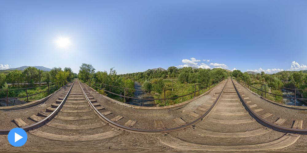 ЖД мост через Текелинку